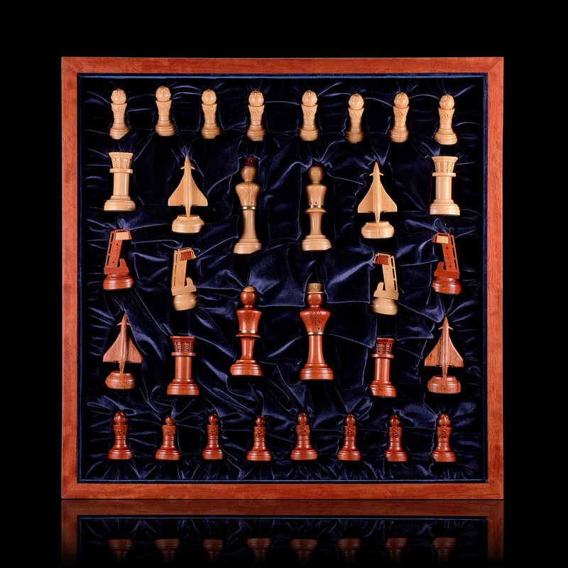 Шахматный набор для компании "Аэрофлот"