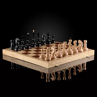 Шахматы "Ретро 70-х" (складная доска)