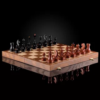 Шахматы "Пражские мотивы" (складная доска)