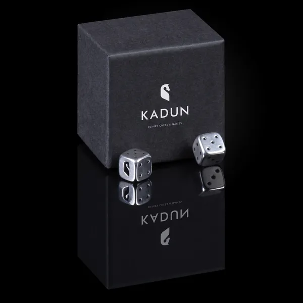 Игральные кости (зары) "Серебро", 2 шт.