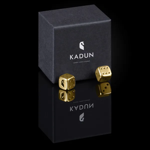 Игральные кости (зары) "Золото", 2 шт.